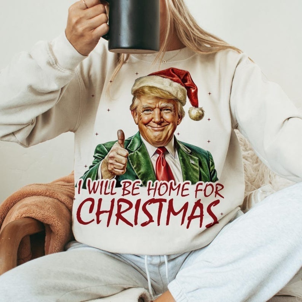 Humorous Trump Christmas Sweatshirt
